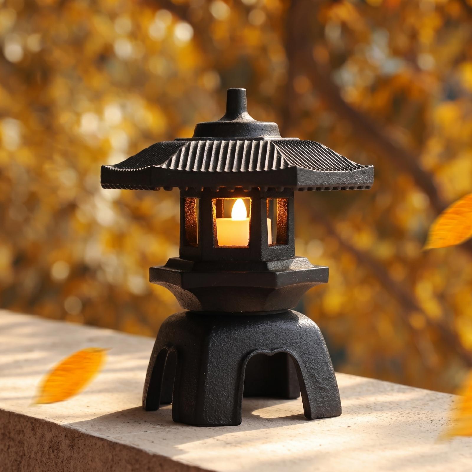 Cast Iron Lantern Openwork Can - Candle Holder Decor recension och pris