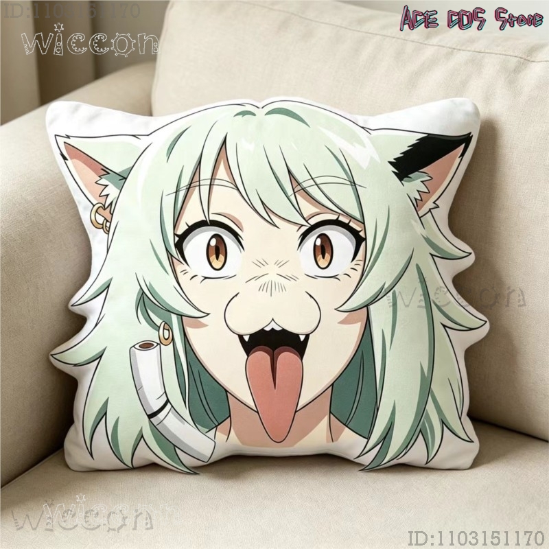 Cosplays Chainsmoker Cat Yanik - Throw Pillow recension och pris