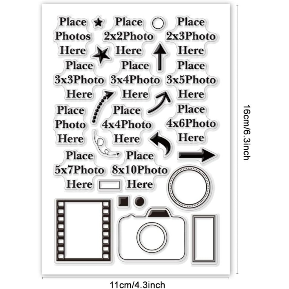 Place Photo Here Clear Stamp A - Picture Frame recension och pris