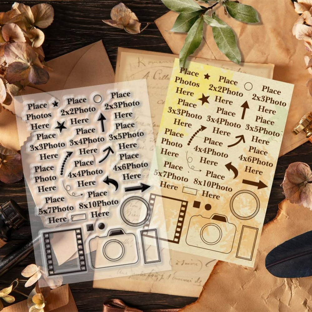 Place Photo Here Clear Stamp A - Picture Frame recension och pris
