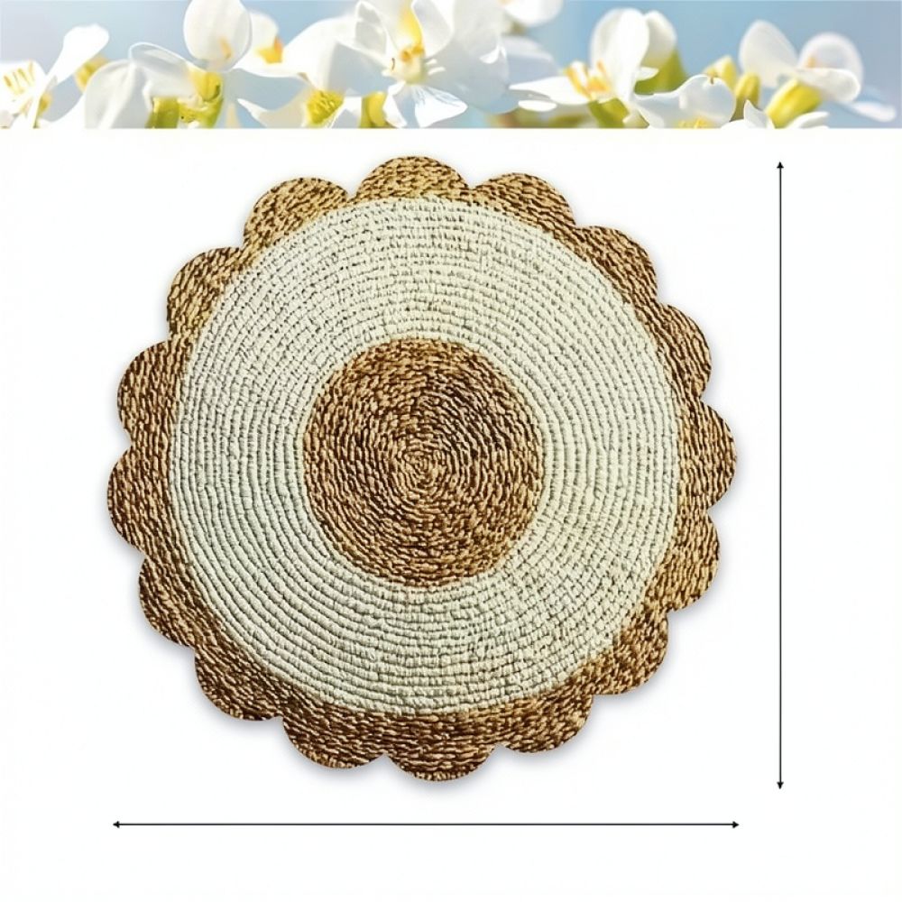 Printed Linen Placemat Lace Tr - Table Runner recension och pris