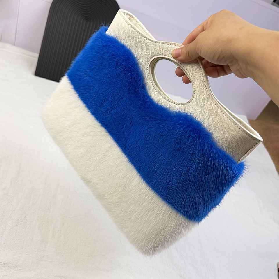 Luxury Mink Fur Tote Bag Women - Interior Design High End recension och pris