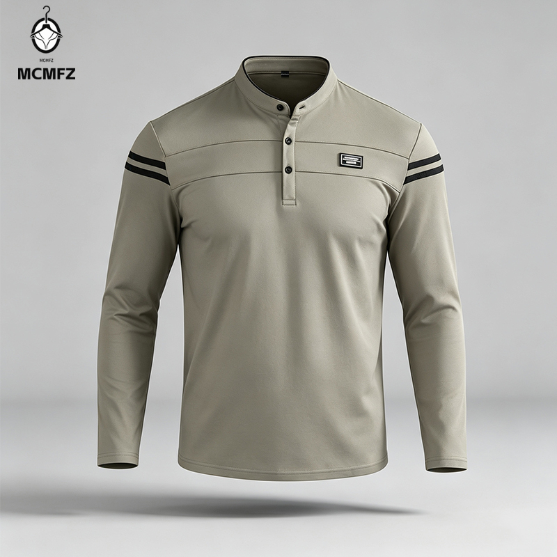 Male Urban Long Sleeve Polo Sh - Wall Sticker recension och pris