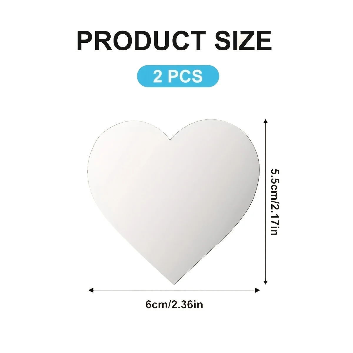 2pcs Phone Mirror Stickers,Mak - Decorative Mirror recension och pris