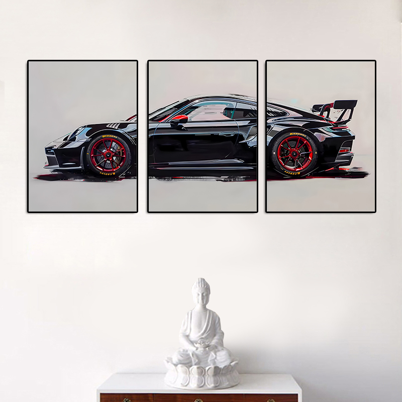 3pcs/set  frameless  3Pcs Supe - Abstract Canvas Set recension och pris